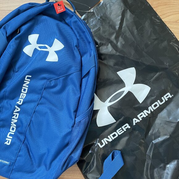 FIRM. Under Armour Storm TEAL Hustle Lite backpack Laptop bag, College, Camping - Picture 2 of 15